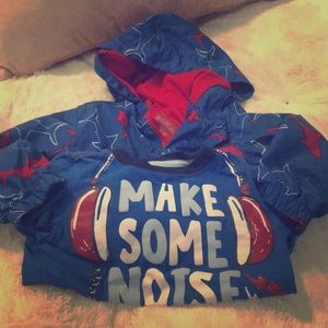 Red white and blue two piece